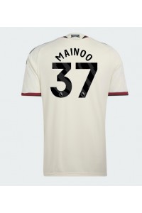Manchester United Kobbie Mainoo #37 Jalkapallovaatteet Kolmaspaita 2026-27 Lyhythihainen